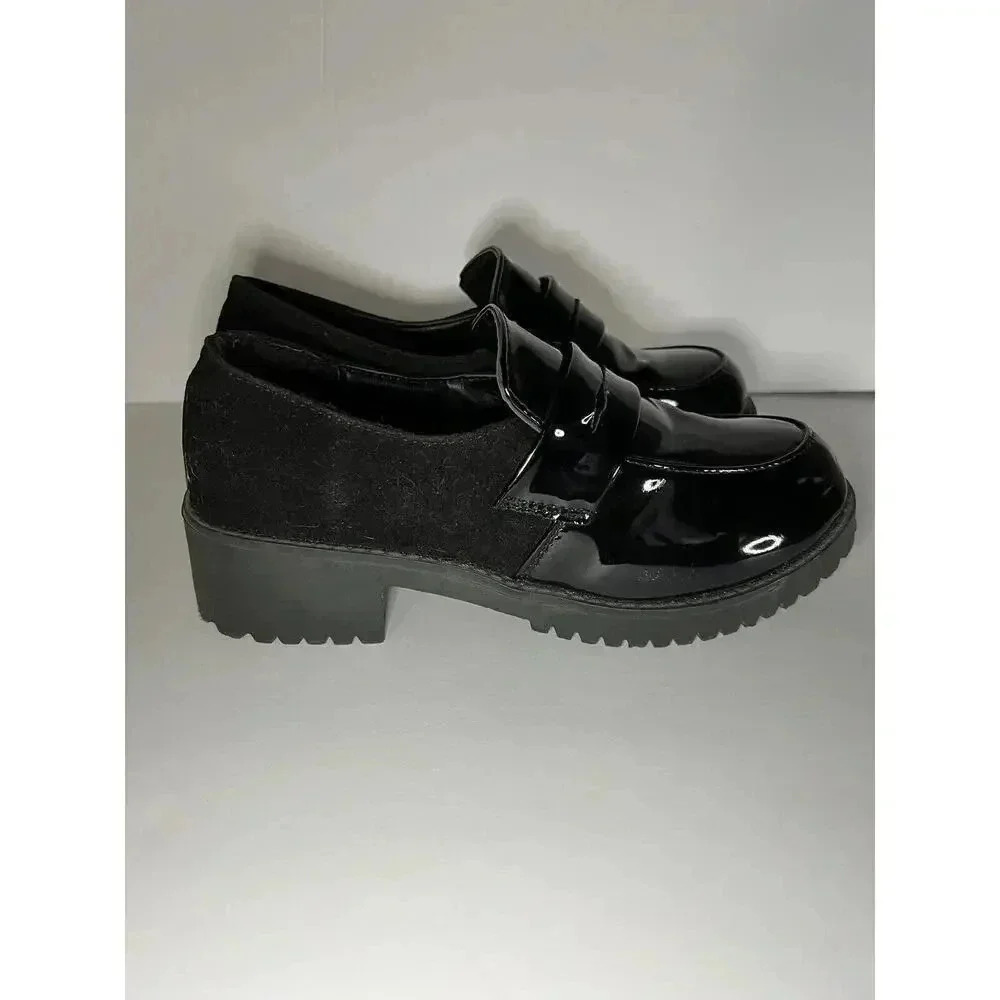 Japanese School Uniform Chunky Heel Student Shoes Maid Lolita Cosplay Preppy Hot - Picture 4 of 6